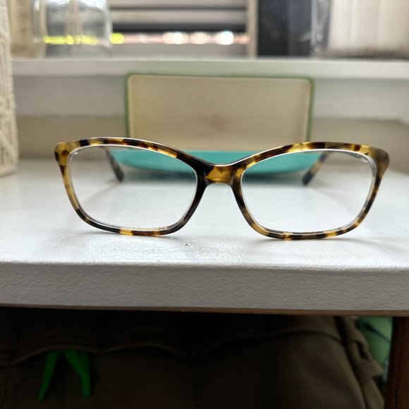 Rectangle Tortoise Shell Eyeglasses (Kate Spade) - Picture 1 of 6